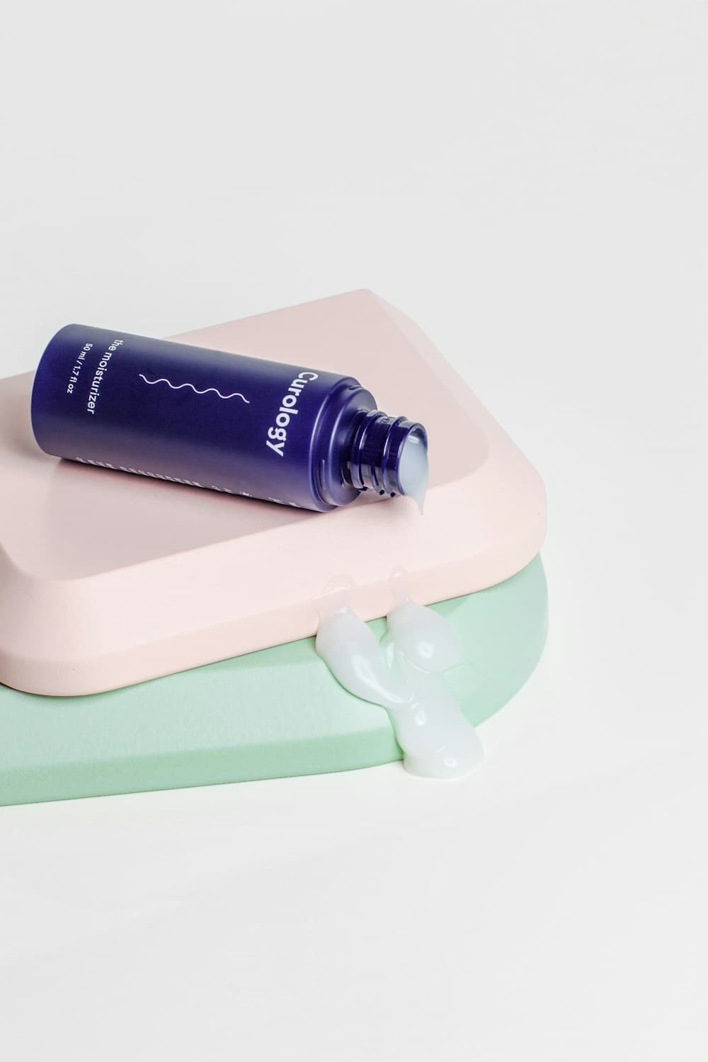 Daily care essentials on a clean background